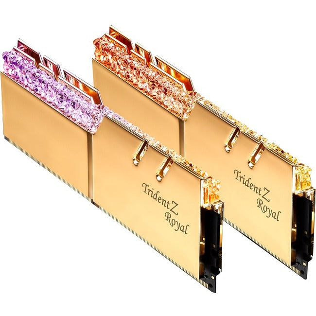 G.SKILL Trident Z Royal RAM Module - 16 GB (2 x 8GB) - DDR4-3000/PC4-24000 DDR4 SDRAM - 3000 MHz - CL16 - 1.35 V G.SKILL Trident Z Royal RAM Module - 16 GB (2 x 8GB) - DDR4-3000/PC4-24000 DDR4 SDRAM - 3000 MHz - CL16 - 1.35 V